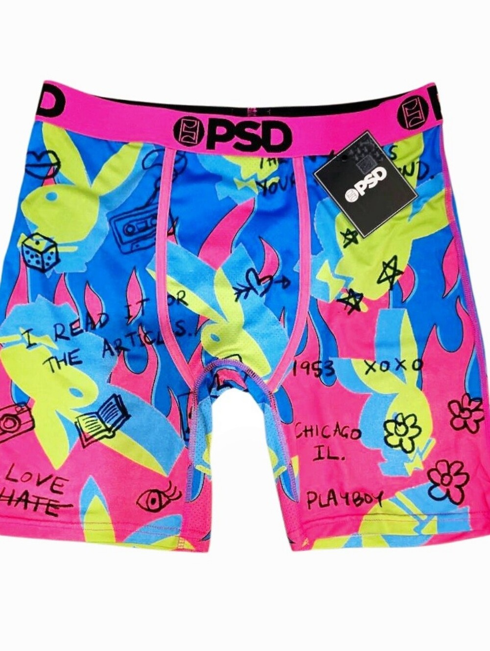 PSD X Playboy, "I Read It For The Articles," Boxer Briefs